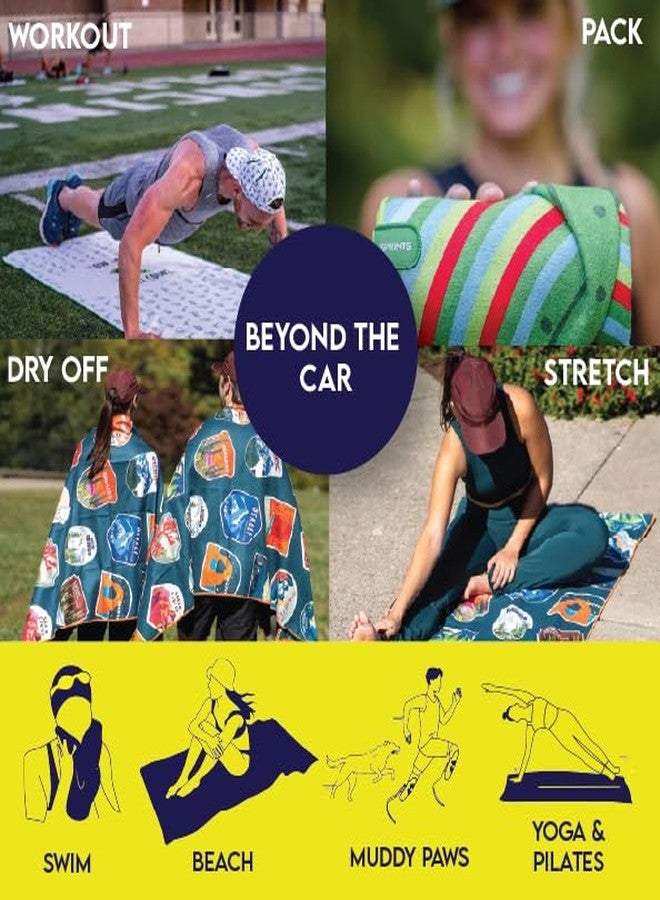 Sprints Athletic Running Towel, Full-Sized, Car Seat Cover - Moisture Wicking (Sasquatch) - Image 4